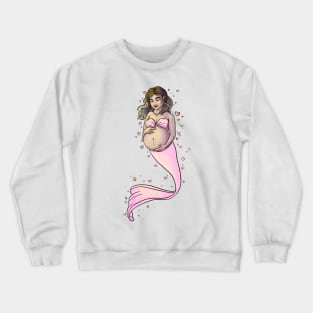 Mer- mommy to be Crewneck Sweatshirt